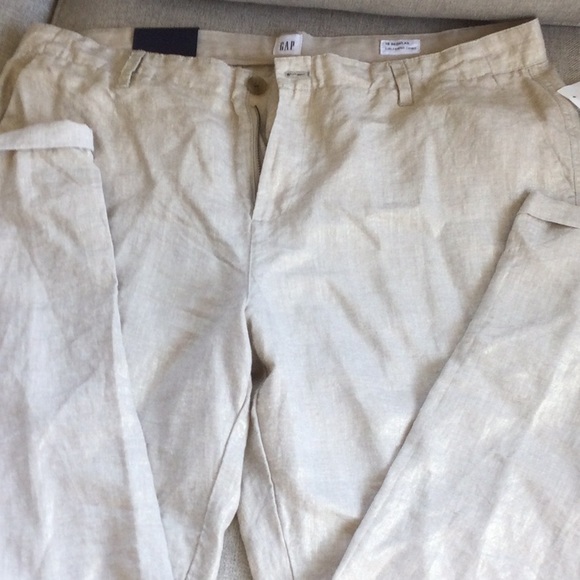 Gap girlfriend chino cream with shiny gold sheen - Picture 2 of 6